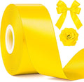 30Yards 1 1/2In Yellow Ribbon for Gift Wrapping Birthday Christmas Party | by Fullive