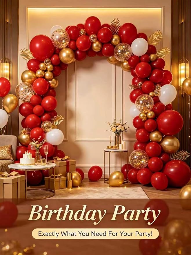 Red Balloons 12 Inch 60 PCS Red Latex Balloons - Image 2