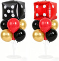 Casino Party Balloons Stand Kit 2 Sets Table Balloon Centerpieces by Unknown