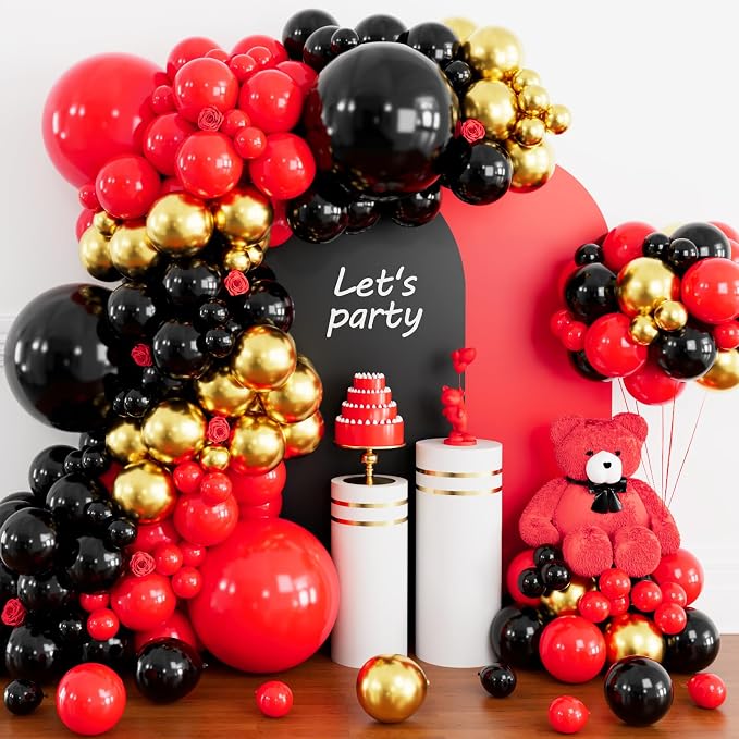 100pcs Gold Metallic Balloons 12 inch Chrome Latex Round Helium balloon | Gold - Image 5