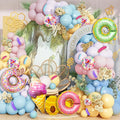 Pastel Donut Balloon Arch Garland Kit, by Iyovgoo