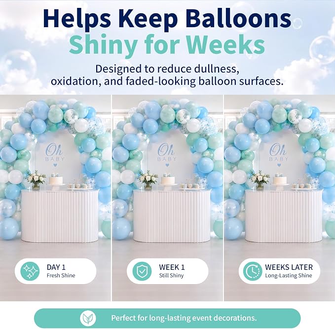 Balloon Shine Spray for Parties：15 oz Odorless Finish Balloons | Instant - Image 5