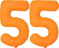 Orange Birthday Number 55 Balloon 40IN Fluorescent Orange 55 Balloon | by YOIOZAIZAI