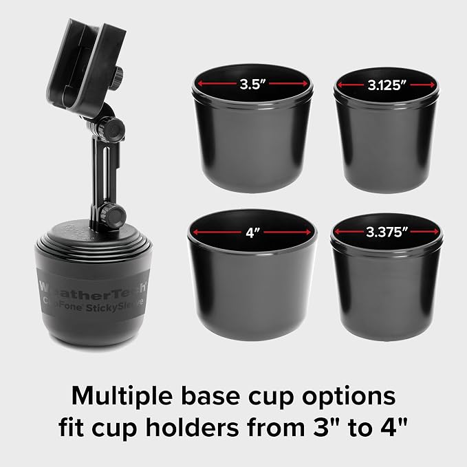 WeatherTech CupFone with Extension – Adjustable, Universal Cup Holder Cell - Image 6