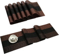 SHACOS Placemats with Table Runner Set of 7 Woven Vinyl Plastic Wipe Clean Heat by SHACOS