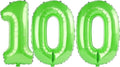 40 Inch Number 100 Balloons for 100th Birthday Party Decorations, 0-100 Fruit by FOBELEC