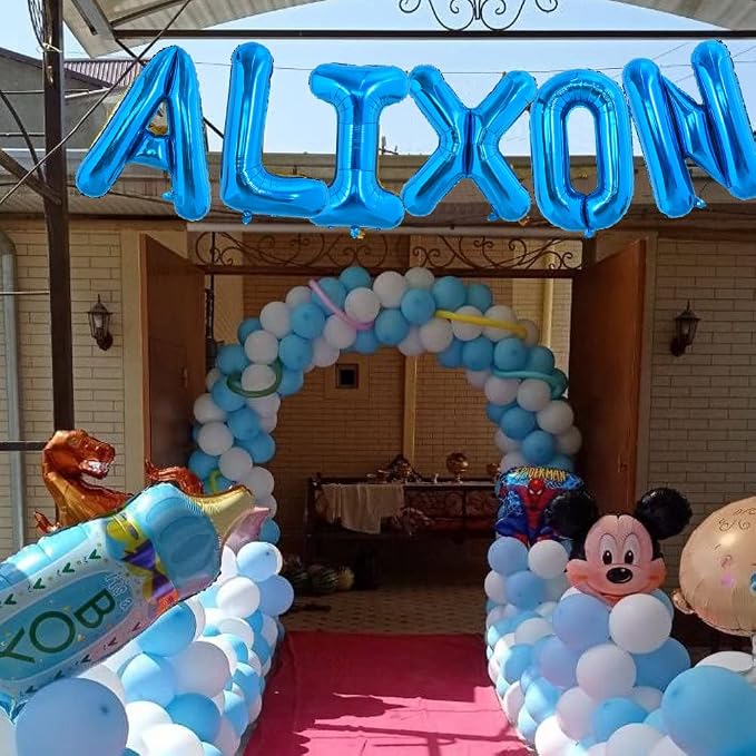 TONIFUL 40 Inch Large Blue Letter L Foil Balloons Alphabet Balloons | Giant - Image 5