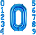Number 0 Balloons for Birthday Party Decorations, 0-100 Large No.0 Balloons for by Joycard