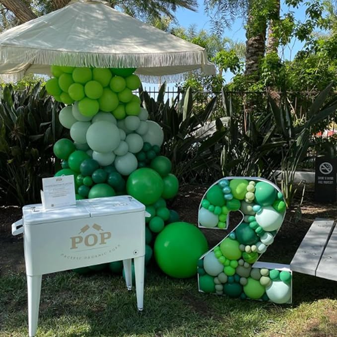 Dark Green Balloons 12 inch, Birthday Party Decorations - Image 7