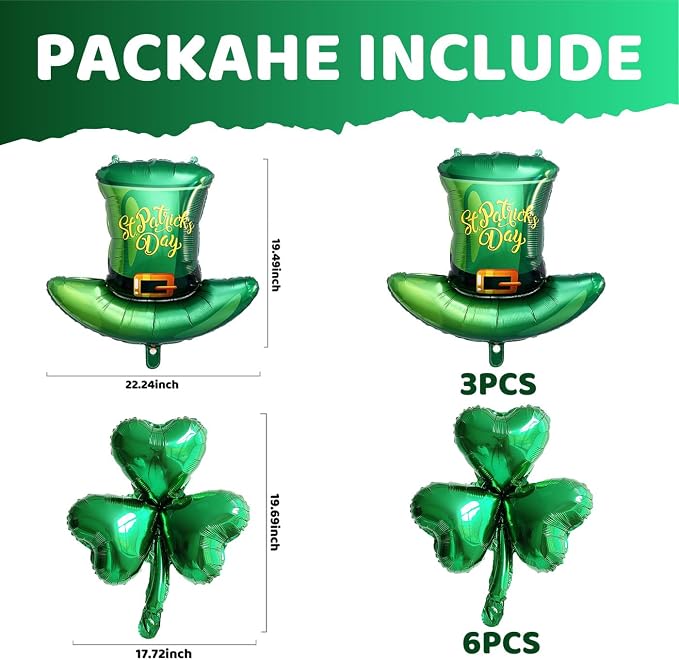 St. Patrick's Day Balloons Set - Image 2