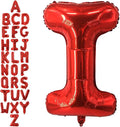 40 Inch Red Letter I Balloons, DIY Phrase Foil Alphabet Letter I Balloons DIY by LHOAVWE