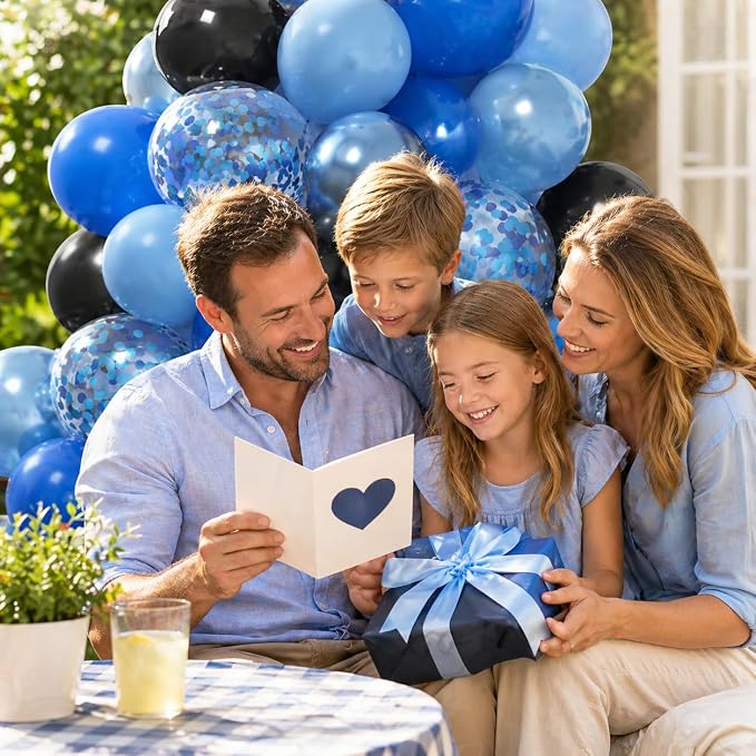 Blue and Black Balloons - Image 4