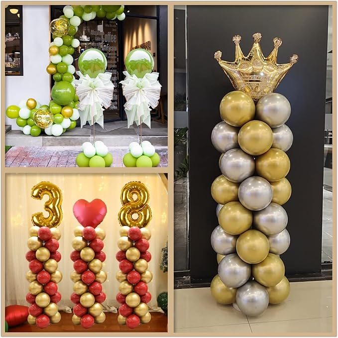 AooeDomi Metal Balloon Column Kit Set of 4, Reusable Telescopic Design - Image 5