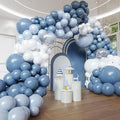 Dusty Blue Balloon Arch Kit, Anniversary, Wedding Decoration by YMSZ