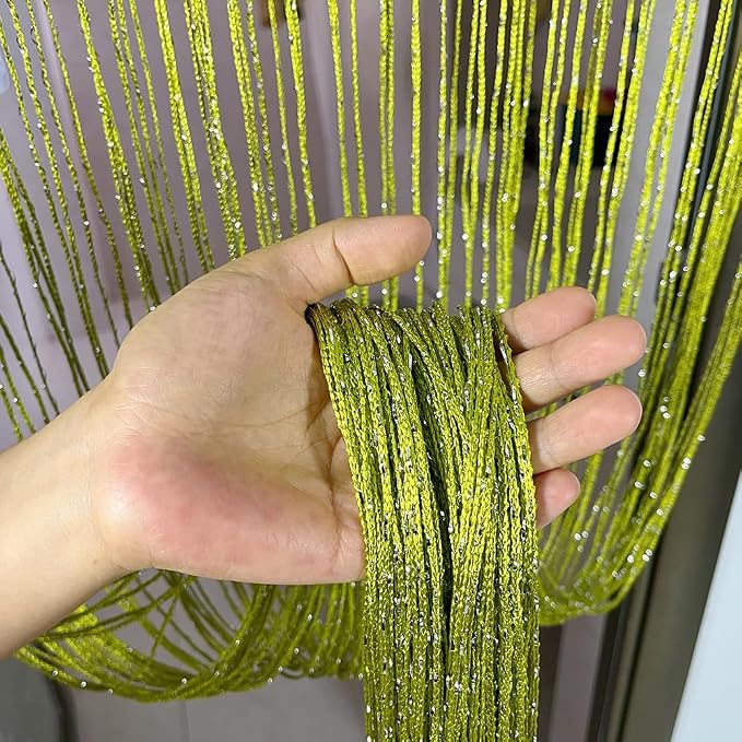 Home Decor Sequin Curtain for Doorway, Door String Curtains, 39x79 inch Hanging - Image 4
