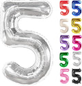 Sliver Number 5 Balloon 40 Inch by IWERP