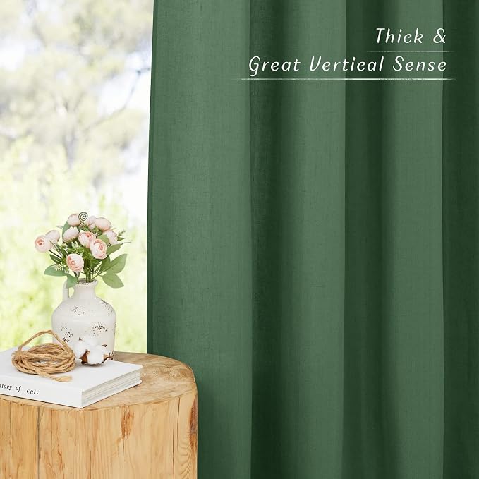 NICETOWN Linen 78 inch Curtains - Image 5