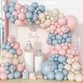 Gender Reveal Balloon Arch Kit, Elegant Baby Shower Decorations by Ziophlux