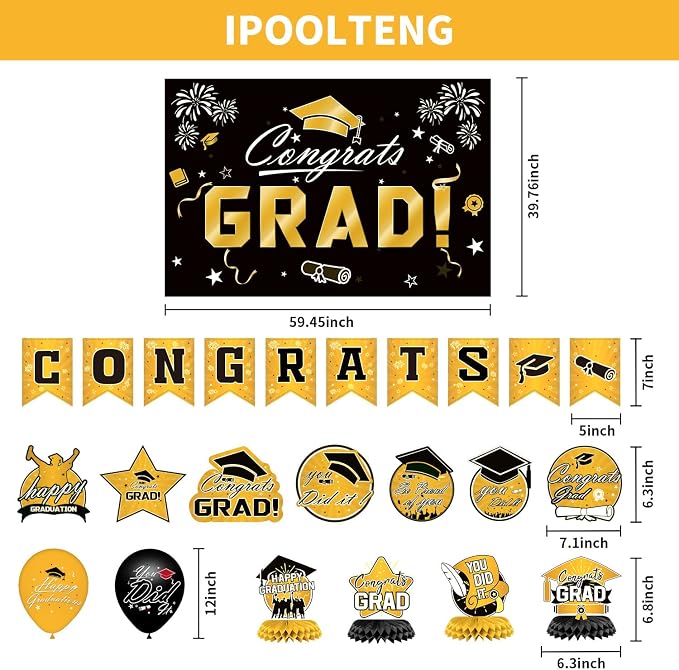 Graduation Decorations 2026 Set - Image 2