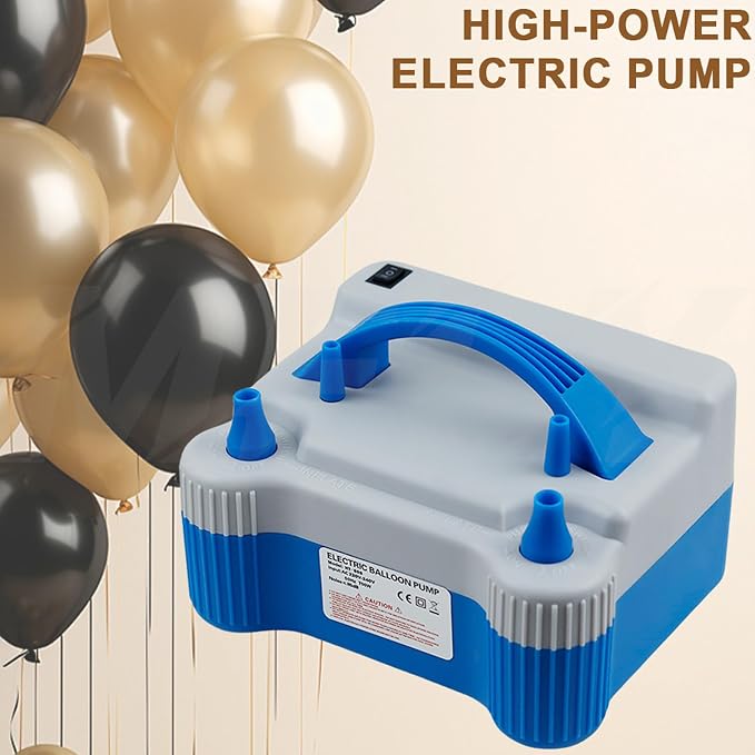 Portable Balloon Pump, 700W 110V Strong Electric Air Blower, Dual Nozzle - Image 6
