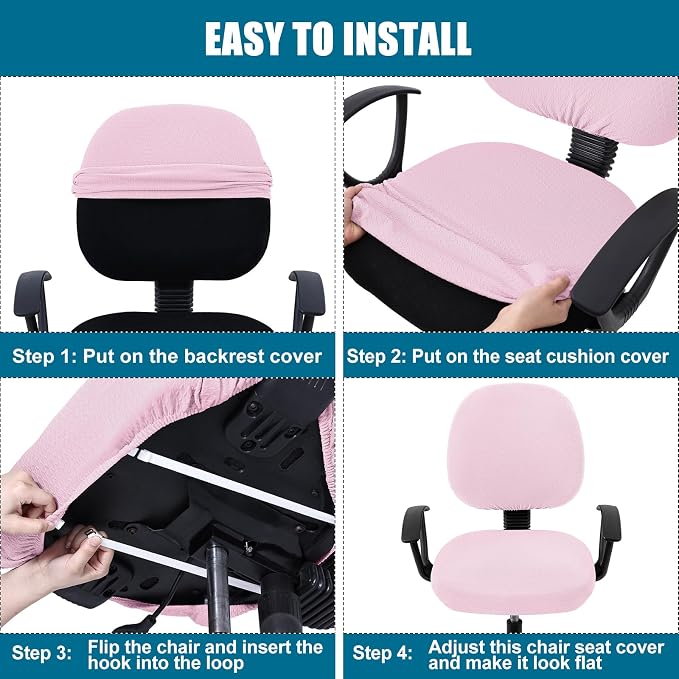 Smiry Office Computer Chair Covers - Image 7