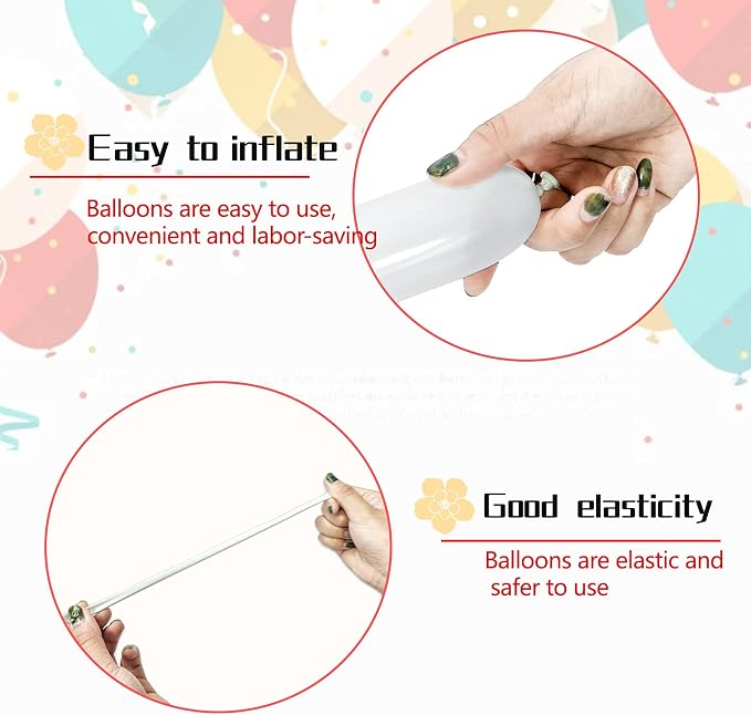 100Pcs clear 260 Balloons Clear Long Skinny Latex Balloon - Image 3