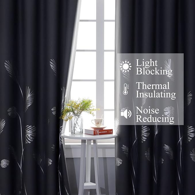 Gold and Grey Blackout Curtains - Image 6