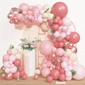 Amandir 153pcs Dusty Pink Balloon Garland Arch Kit Different Sizes | 18 12 10 5 by Amandir