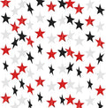 BEISHIDA 6Pcs Black Red and White Glitter Star Garland Decor Twinkle Star by Beishida