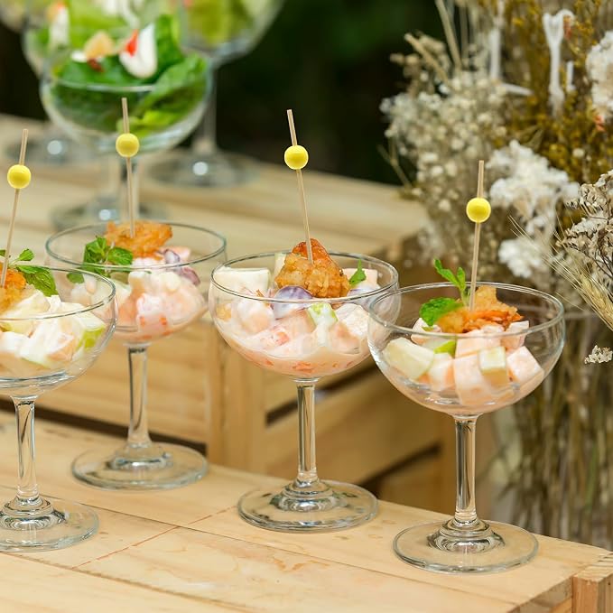 Minisland Yellow Pearl Bamboo Cocktail Picks, Fancy Appetizer Toothpicks | 4.7 - Image 5