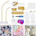 Balloon Arch Kit with Pump 8.2FT/5FT Gold Half Arch Balloon Stand by CYAOOI