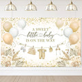Boho Baby Shower Banner Neutral Gold Baby Shower Party Decorations A Sweet by AVEZANO