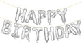 LIOZEOKUN Happy Birthday Balloon Letters 16 inch Mylar Foil Birthday Balloons by LIOZEOKUN