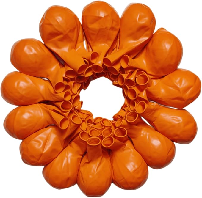 90 Pack Orange Balloons 18 inch Orange Latex Party big Balloon Bulk by ZWZLIULIAN