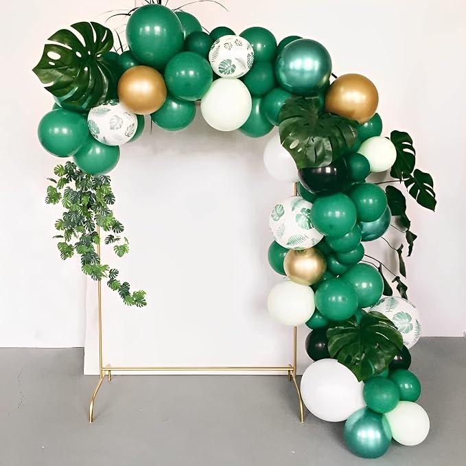 Voircoloria 105pcs Dark Green Hunter Green Balloons, 12inch | - Image 4
