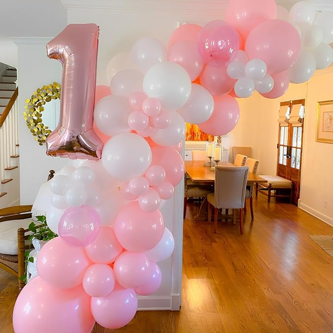 Voircoloria 90pcs White Balloons Garland Arch Kit, 18 12 10 5 Inch | - Image 7