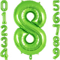 Green Number 8 Balloon 40 Inch, Big Large Foil Helium Number Balloons, Jumbo by AIQINHU