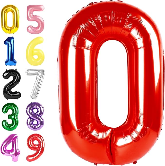 Number 9 Balloon 40 Inch Balloons Purple Birthday Decorations by Argthjy