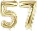 Number 57 Balloons for 57th Birthday Party Decorations, 40 Inch 0-100 by Joycard