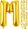 Lovoir 40 Inch Large Gold Letter M Balloons Big Size Jumbo Mylar Foil Helium by Lovoir