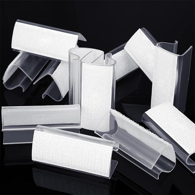 36 Pieces Table Skirting Clips Clear Tablecloth Clips for Indoor Outdoor Events Wedding Meeting Party Picnic Banquet