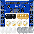 WOHOHOHO 23Pcs Graduation Decorations 2026 Set, Class of 2026 Backdrop by Unknown
