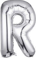 Single Aluminum Hanging Foil Film Silver Letter Balloons R 40 Inch | by FFNIU