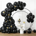 RUBFAC Black Balloons Different Sizes 105pcs 5/10/12/18 Inches by RUBFAC