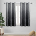 DWCN Black Ombre Short Curtains by DWCN