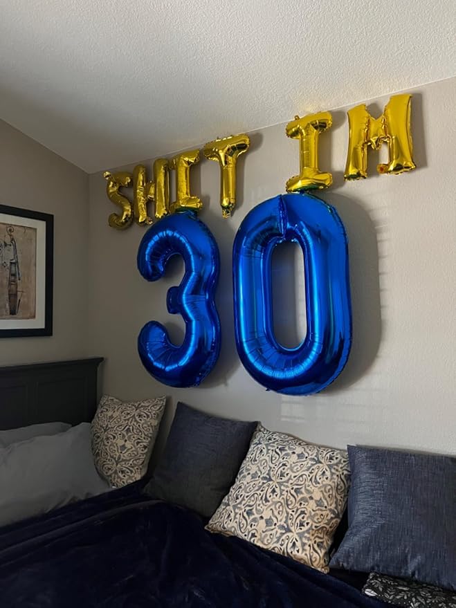 40 Inch Number 5 Balloon, Inflation Straw & Self-Sealing, Leak-Proof Aluminum - Image 4