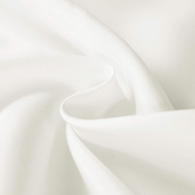 Rectangle Tablecloth 60x102 inch Washable Polyester Fabric Table Cloth for Wedding Party Dining Banquet Decoration（60x102, Ivory）