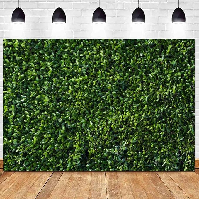Nature Spring 3D Green Leaves Theme Photo Background Wedding Birthday Party - Image 4