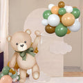 43 Pcs Sage Green Bear Baby Shower Decorations 31 Bears Cardboard Cutout Stand by Unknown