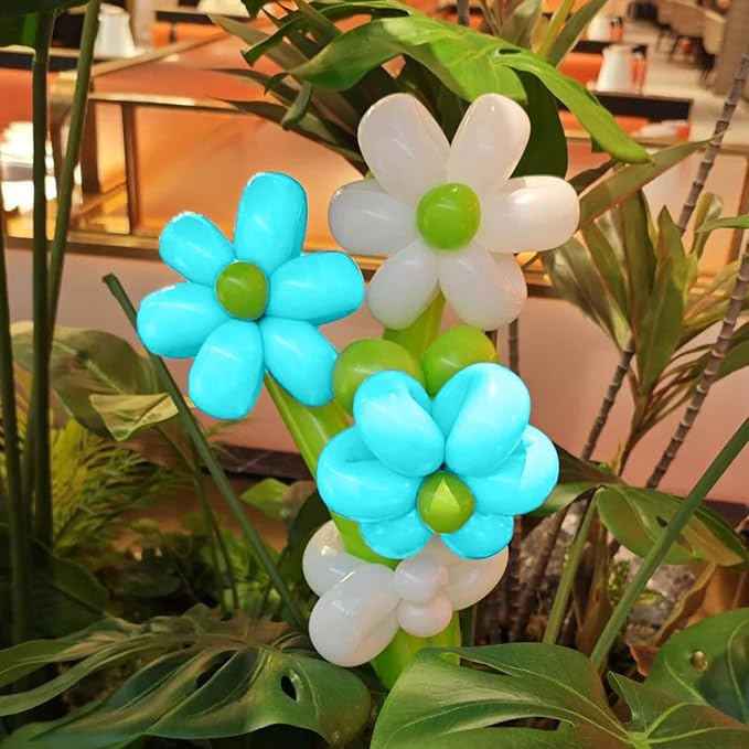 Teal Long Balloons Premium 260 Twisting Balloons Animals Magic - Image 8